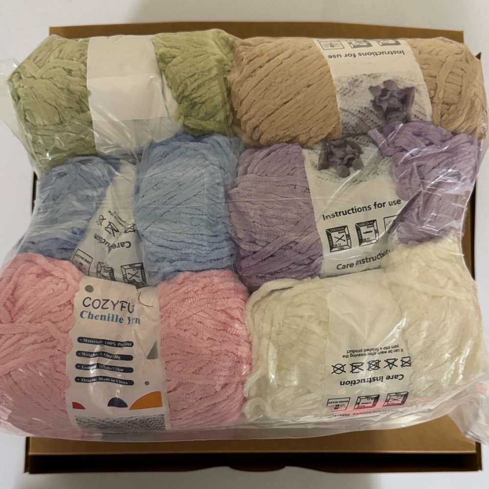 CozyFul Chenille Yarn Set